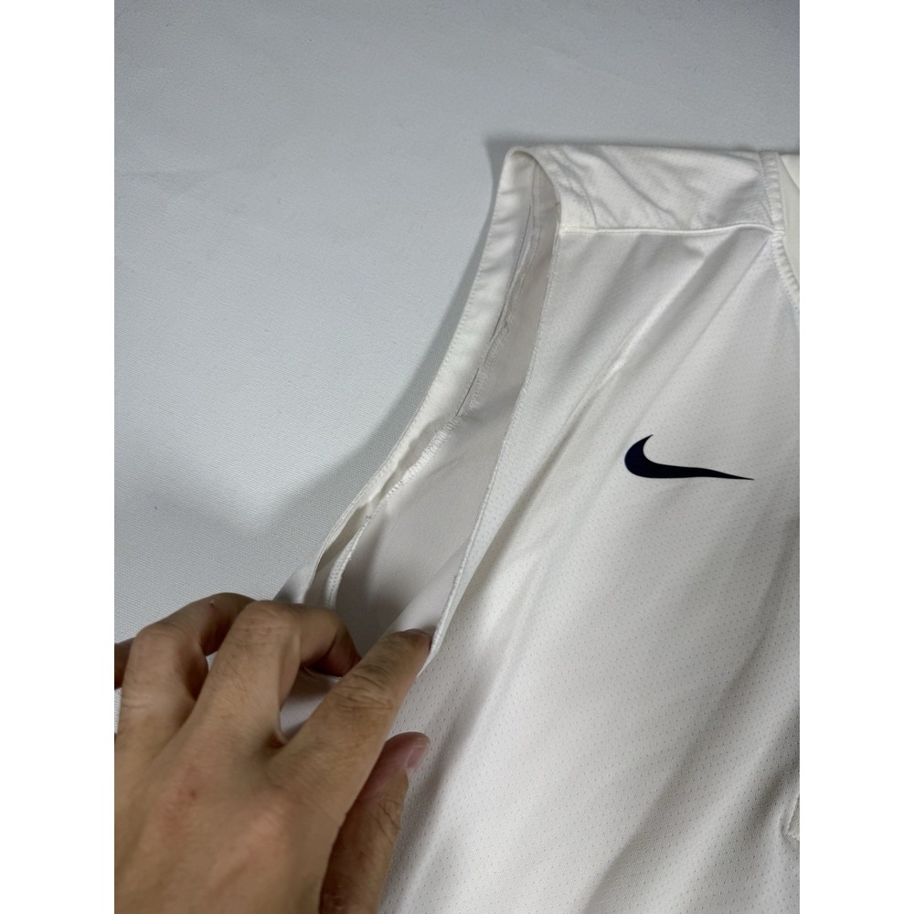 Nike Penn State Vest Men's Large White Sleeveless Sideline Coaches 1/4 Zip NCAA - Picture 4 of 9